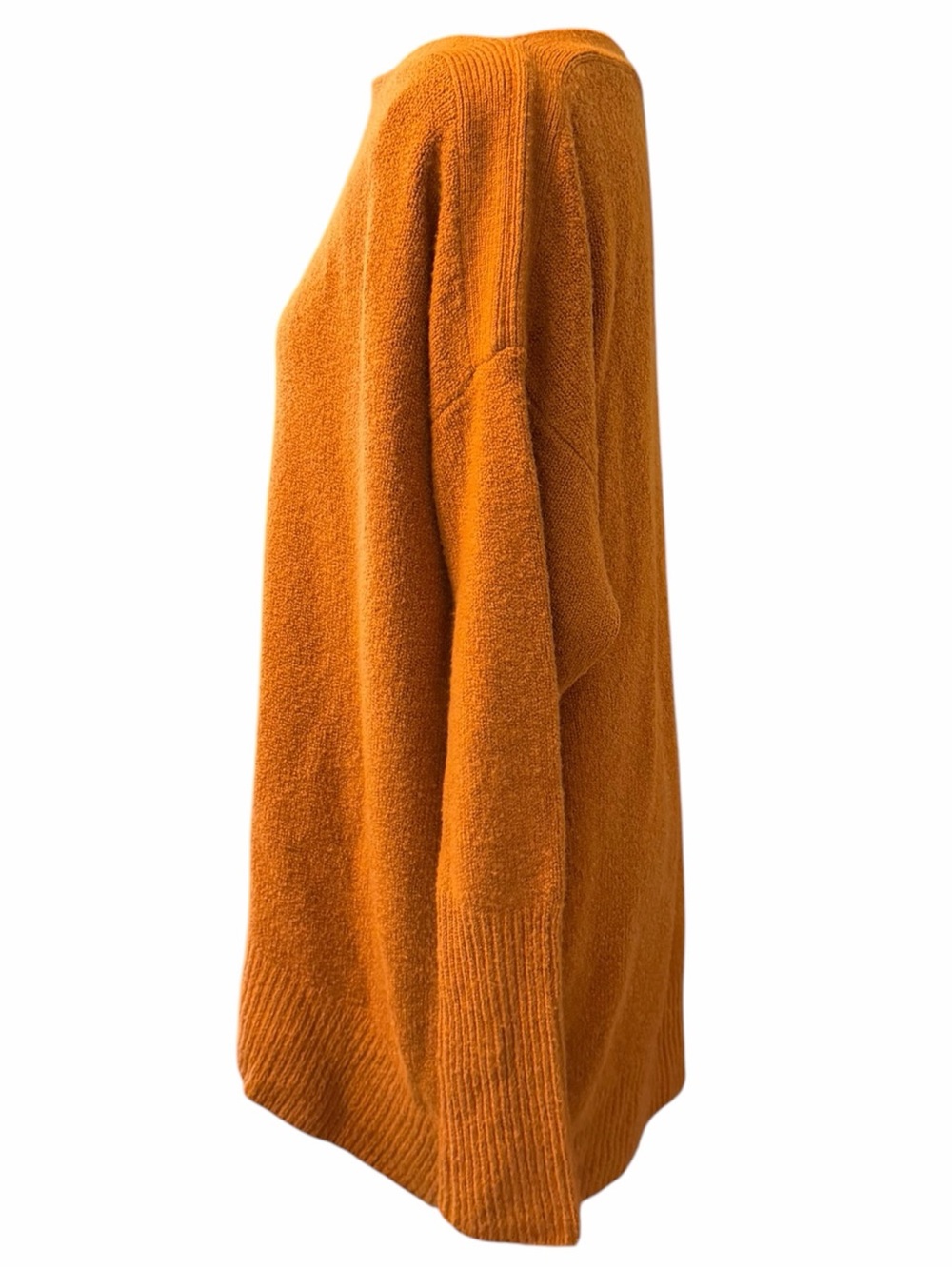 Anthropologie Sweater Medium Orange Crew Neck Knit Pullover wool
Blend - Picture 5 of 11